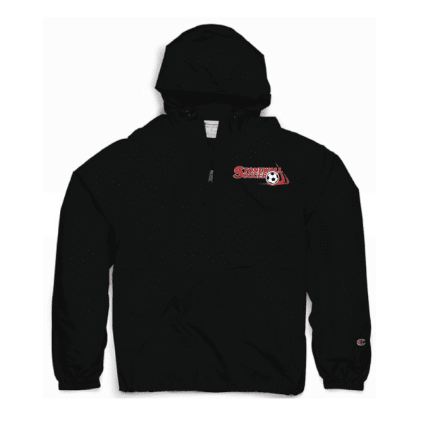 CO200 Champion Packable Anorak 1/4 Zip Jacket - Black