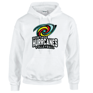 G185 Gildan Heavy Blend 8 oz., 50/50 Hooded Sweatshirt - White