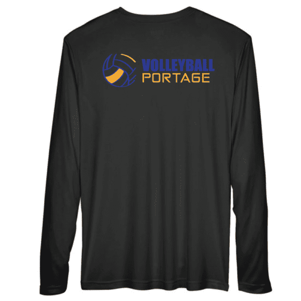 TT11L Team 365 Performance Long Sleeve Shirt - Black - Image 2