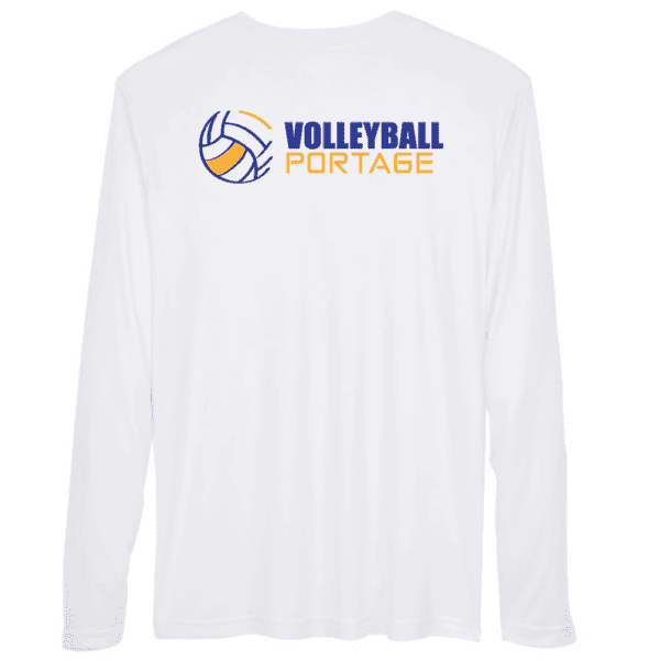 TT11L Team 365 Performance Long Sleeve Shirt - White - Image 2