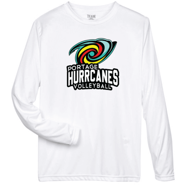 TT11L Team 365 Performance Long Sleeve Shirt - White