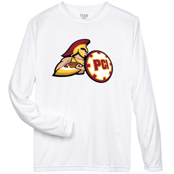 TT11L Team 365 Performance Long Sleeve Shirt - White