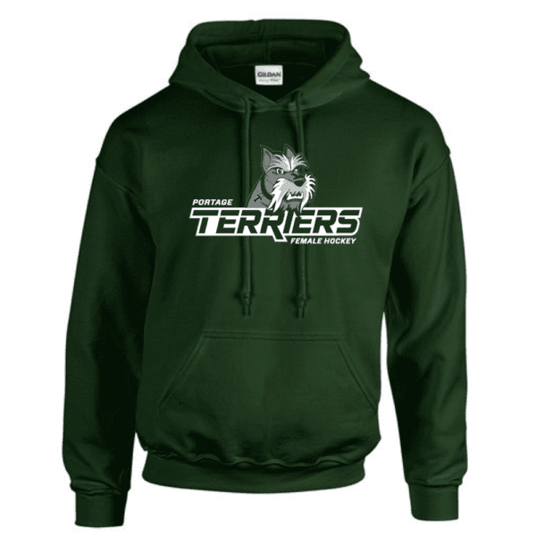 G185 Gildan Heavy Blend 8 oz., 50/50 Hooded Sweatshirt - Forest Green